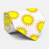 Jaune soleil plage soleil été soleil Cravate (Roulé)