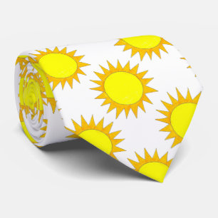 Jaune soleil plage soleil été soleil Cravate