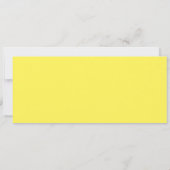 Jaune Sweet 16 Anniversaire Fête Billet Invitation (Dos)