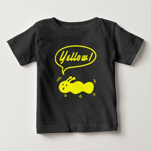 Jaune! T-shirt bébé (Devant)