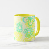 JAUNES FLEURS CUISINE MUGS (Devant droit)
