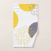 Jaunissez, refroidissez, art géométrique moderne (Serviette à main)