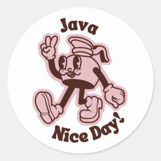 Java Autocollants Belle Journée