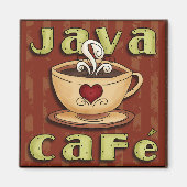Java Cafe Magneet (Voorkant)