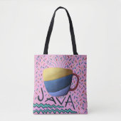 Java Coffee Canvas tas (Voorkant)