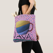 Java Coffee Canvas tas (Dichtbij)