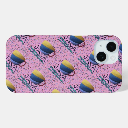 Java Coffee Case-Mate iPhone Case (Achterkant (horizontaal))