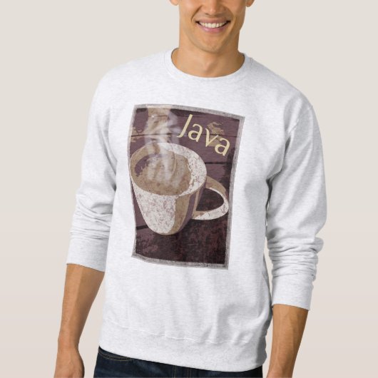 Java Coffee Mok Art Trui (Voorkant)