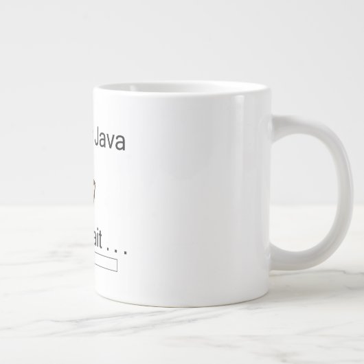 Java Coffee-Mok installeren Grote Koffiekop (Rechts)