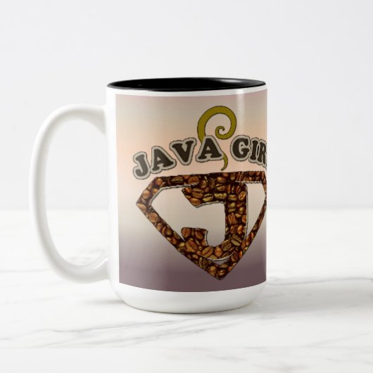 Java Girl Coffee Humor Coffee Mok (Links)