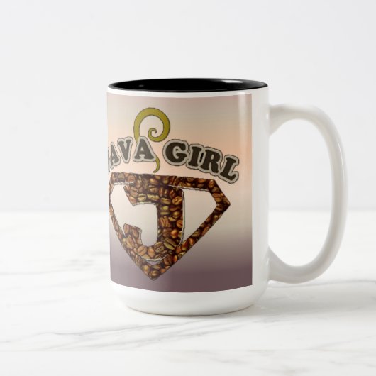 Java Girl Coffee Humor Coffee Mok (Rechts)