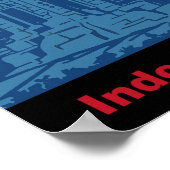 Java, Indonésie affiche voyage (Coin)