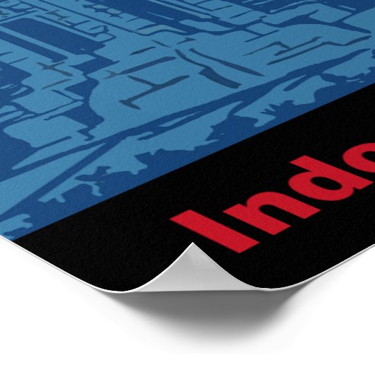 Java, Indonésie affiche voyage (Coin)