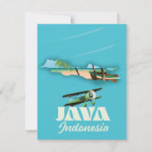 Java Indonesië kaart (Voorkant)