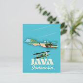Java Indonesië kaart (Staand voorkant)