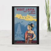 -Java Indonesië Kaart (Voorkant)