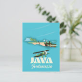 Java Indonesië kaart (Staand voorkant)