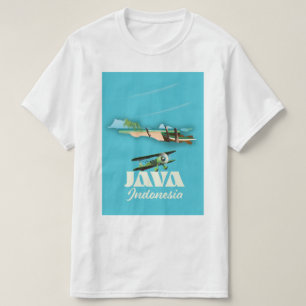 Java Indonesië kaart T-shirt