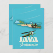 Java indonsia-kaart (Voorkant / Achterkant)