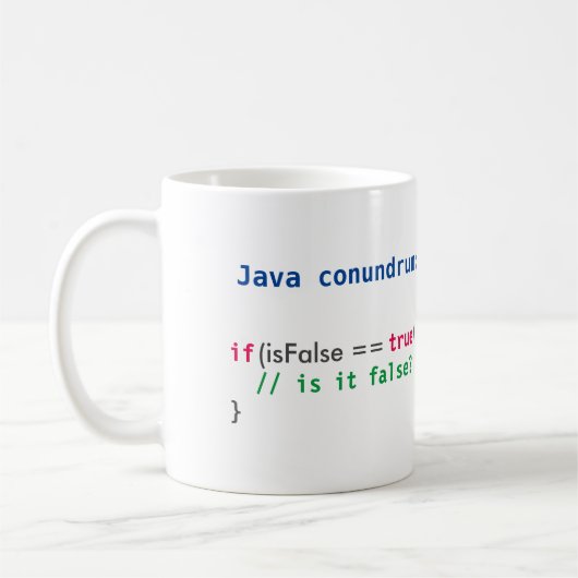 Java isFalse Conundrum mok (Links)