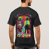 Java Jive op Countertop Canvas T-shirt (Achterkant)