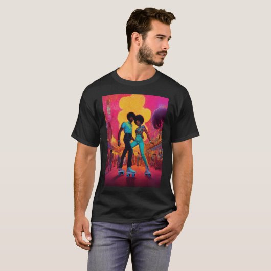 Java Jive op Countertop Canvas T-shirt (Voorkant volledig)