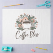 Java Joy Ephemera-Espresso Elegance Ephemera Tissuepapier (Craft)