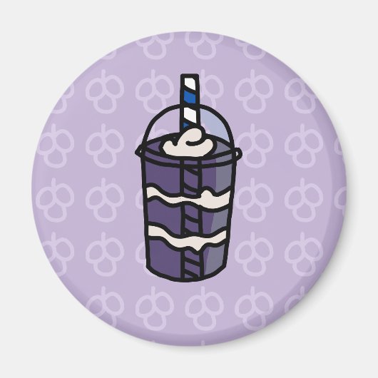 Java Junction Grape Slush Magnet Magneet (Voorkant)