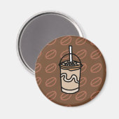 Java Junction Iced Latte Magnet Magneet (Voorkant / Achterkant)