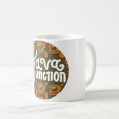 Java Junction Mok Koffie en bonen Patroon Bruin (Voorkant rechts)
