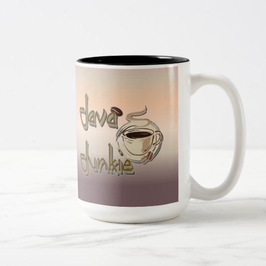Java Junkie Coffee Lovers Brown Tone Mok (Rechts)