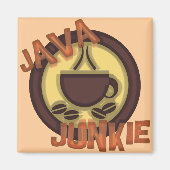 JAVA JUNKIE MAGNEET (Voorkant)
