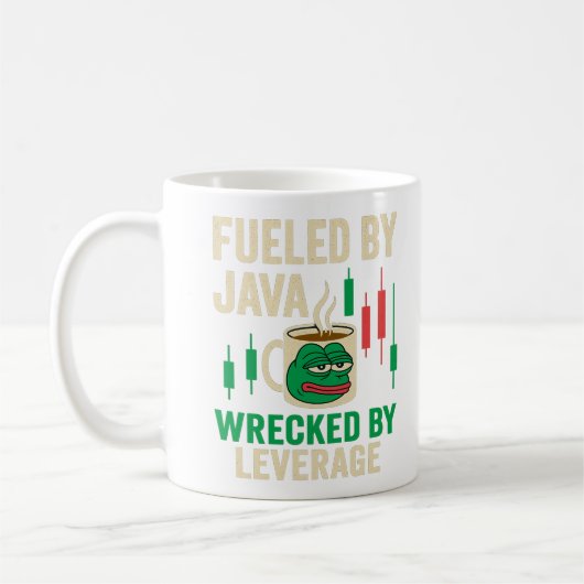 Java & Lever Pepecoin Crypto Mug (Gauche)