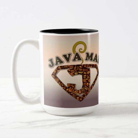 Java Man Coffee Humor Coffee Mok (Links)