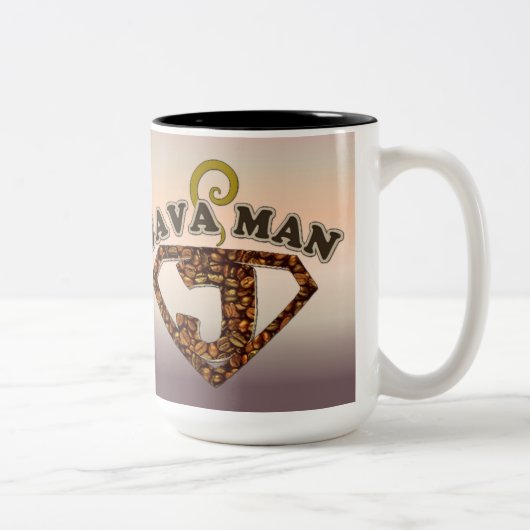 Java Man Coffee Humor Coffee Mok (Rechts)