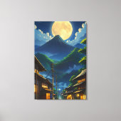 Java Maneschijn Canvas Afdruk (Voorkant)