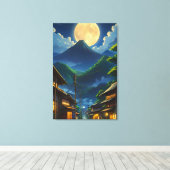 Java Maneschijn Canvas Afdruk (Insitu (Houten vloer))