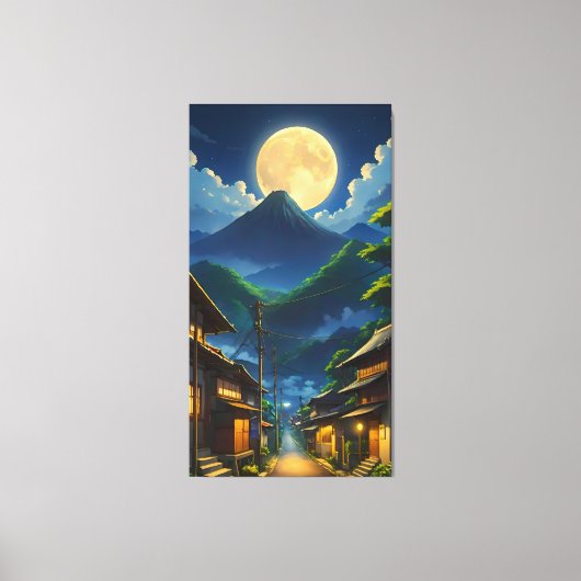 Java Moonlight Canvas Afdruk (Voorkant)