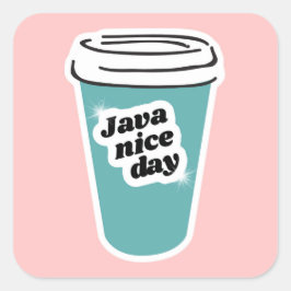 Java Nice Day Sticker