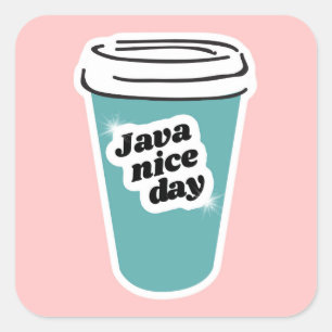 Java Nice Day Sticker