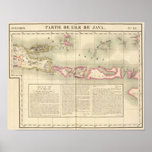 Java Oceania nr. 27 Poster (Voorkant)