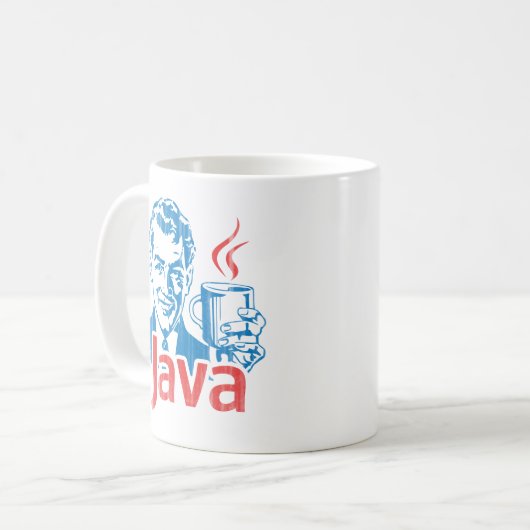 Java Programmer Cadeft Koffiemok (Voorkant links)