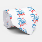 Java Programmer Cadeft Stropdas (Opgerold)