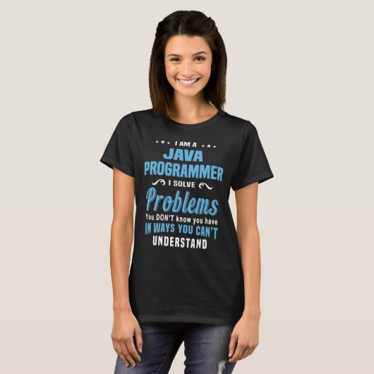 Java programmeur t-shirt (Voorkant volledig)