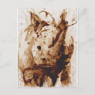 Java Rhino Briefkaart