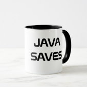 Java sauve la tasse de café (Devant droit)