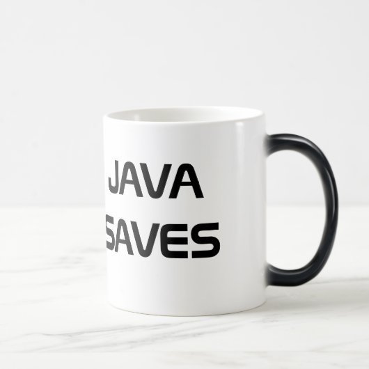 Java sauve la tasse de café (Droite)