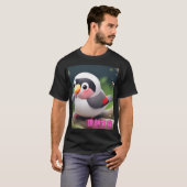Java sparrow cute Japanese Traditional rice cake  T-shirt (Voorkant volledig)