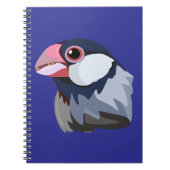 Java Sparrow—simplified  Notitieboek (Voorkant)