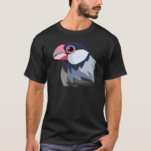Java Sparrow—simplified  T-shirt (Voorkant)
